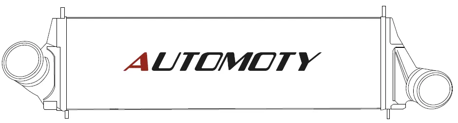 Ford / International Charge Air Cooler — IC075 — Automoty IC075