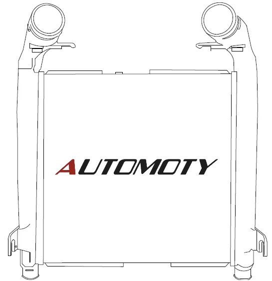 Kenworth / Peterbilt Charge Air Cooler — IC083 — Automoty IC083